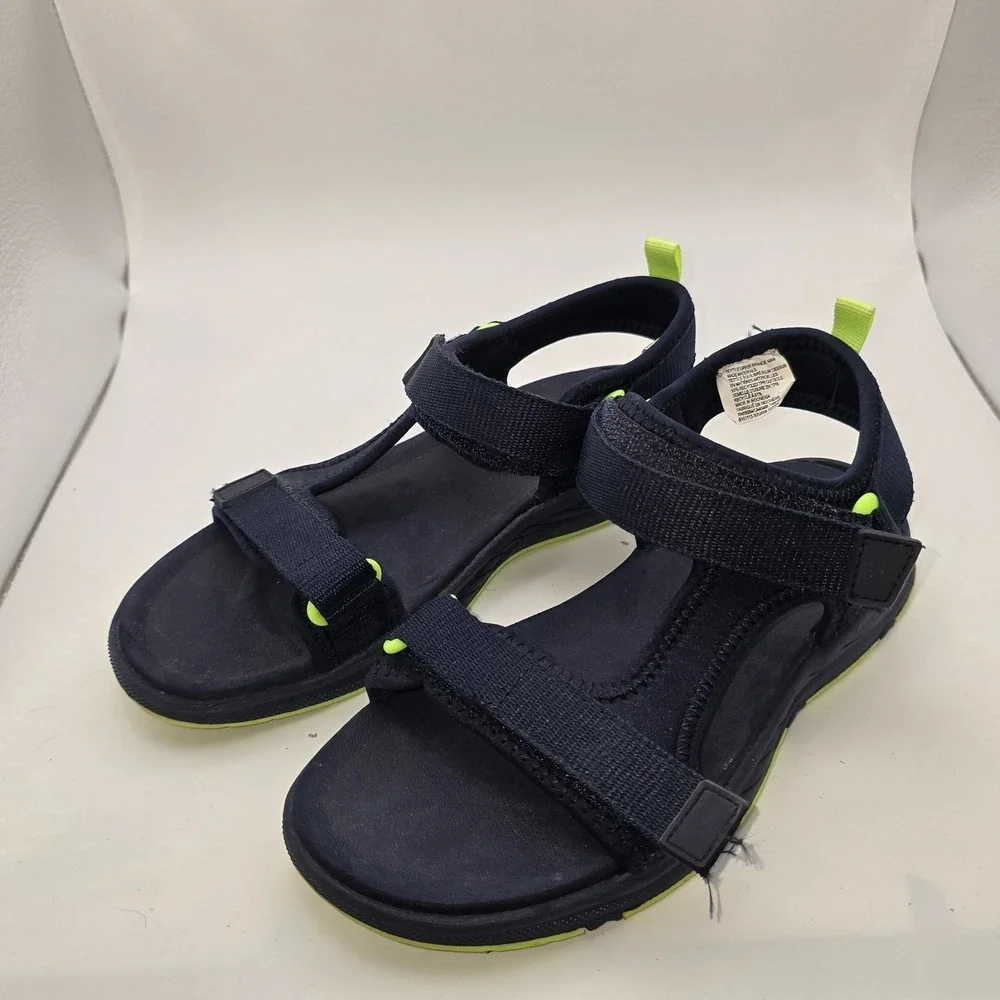 The Children's Place Sandals Blue Lime Green